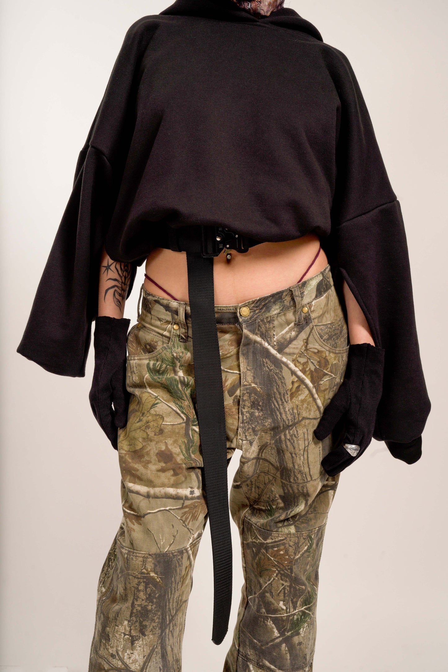 Tactical Heavy Black Hoodie