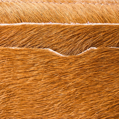 COW HAIR CARD HOLDER - BROWN RUSTIC  (H)