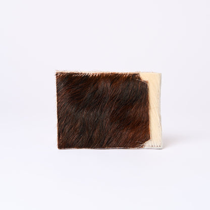 COW HAIR CARD HOLDER -  ASYMMETRIC SCAR (V)