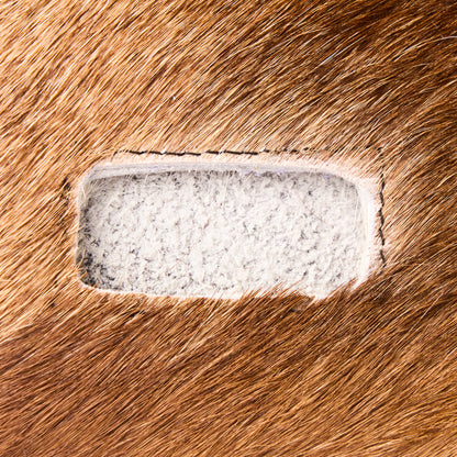 COW HAIR CARD HOLDER -  ASYMMETRIC SCAR (V)