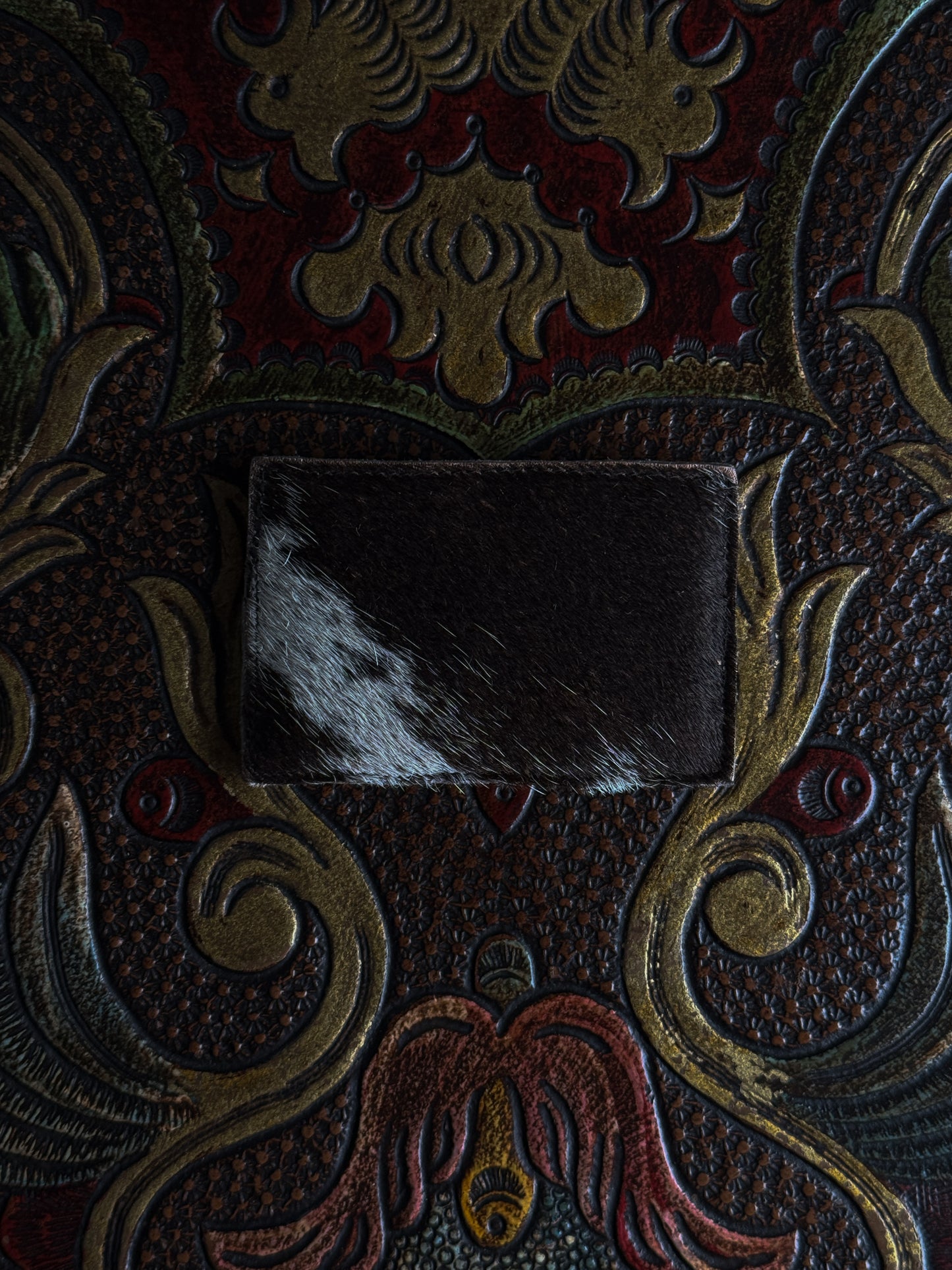 Cow Hair Card Holder H #1