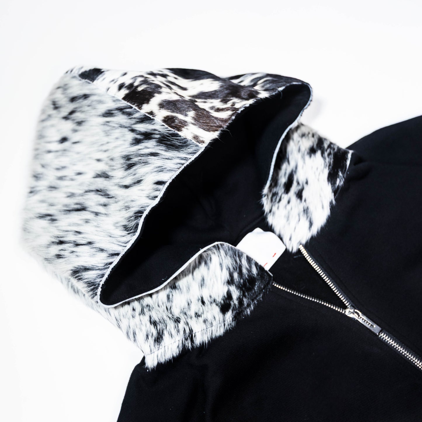 Hoodie  Cow Hair zipper