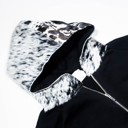 Hoodie  Cow Hair zipper