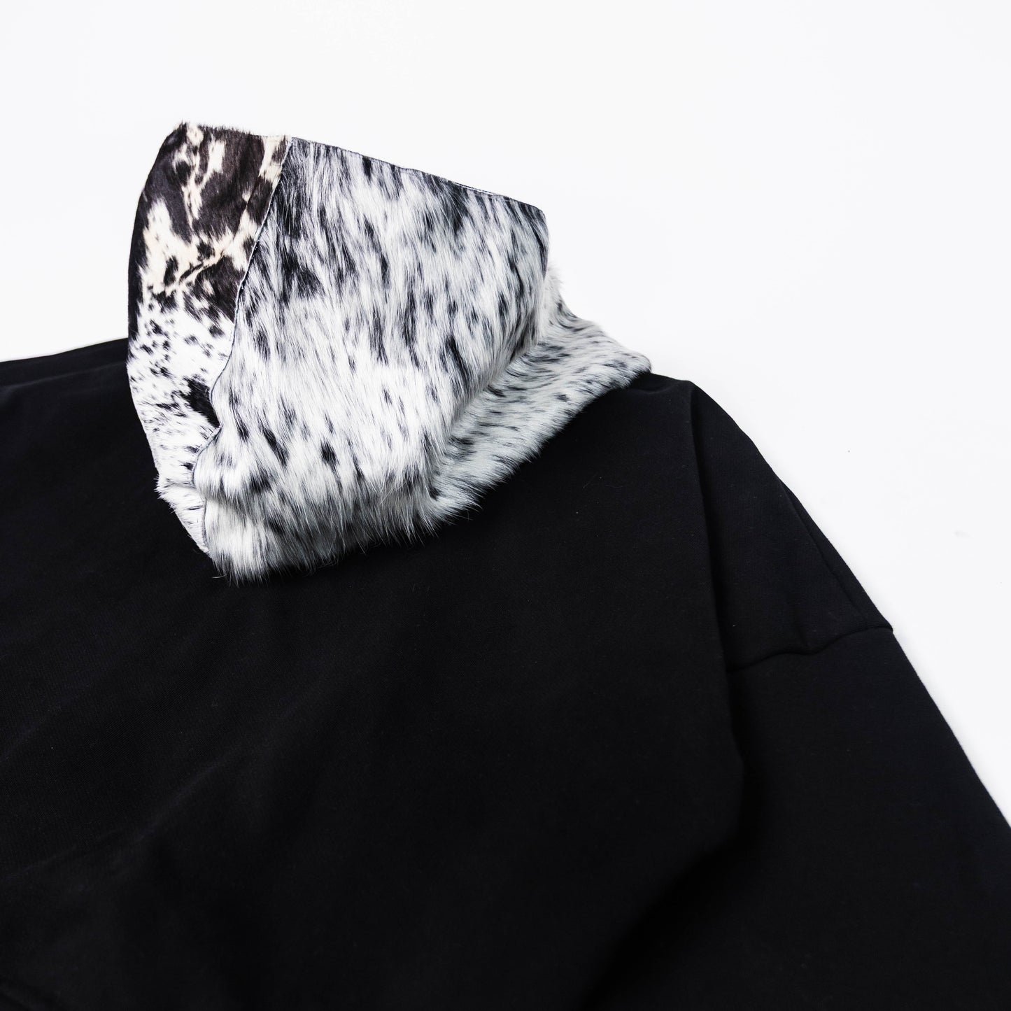 Hoodie  Cow Hair zipper