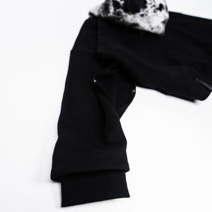Hoodie  Cow Hair zipper